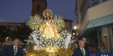 Tomelloso vive intensamente el día grande de la Virgen de las Viñas en la Feria y Fiestas con una multitudinaria procesión 2024