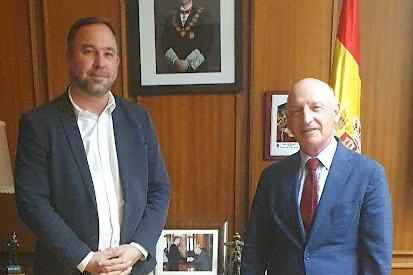 Javier Navarro traslada al presidente del Tribunal Superior de Justicia de Castilla-La Mancha las necesidades de Tomelloso en esta materia