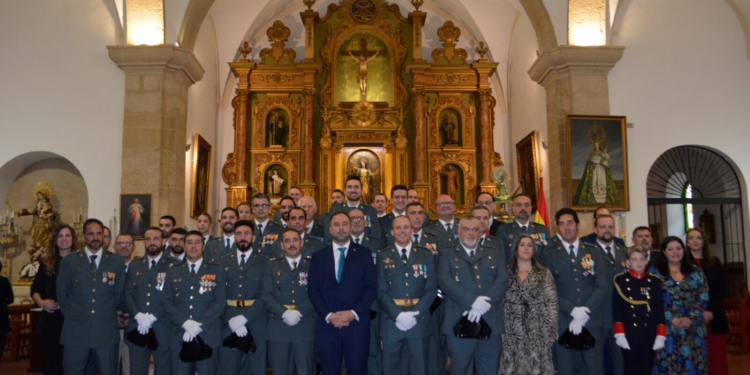 La Guardia Civil honra en una misa en la Iglesia de la Asunción de Tomelloso a su patrona, la Virgen del Pilar