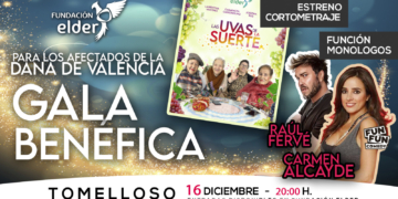 Fundación Elder celebrará una «GALA BENÉFICA PARA LOS AFECTADOS DE LA DANA DE VALENCIA» con Carmen Alcayde y Raúl Fervé el 16 de diciembre