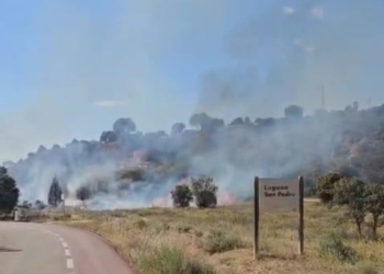 Declarado un incendio en el entorno de la Laguna de San Pedro de Ruidera