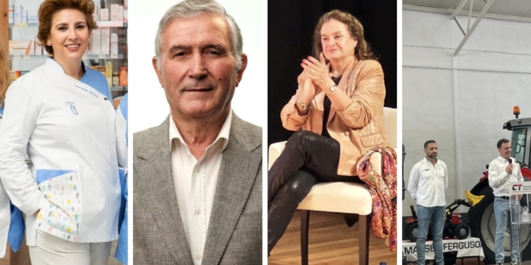 Farmacia Cristina González de la Cruz, Antonio López, Rocío Torres y Centro Tractor, Viñadores 2025 de la Feria y Fiestas de Tomelloso