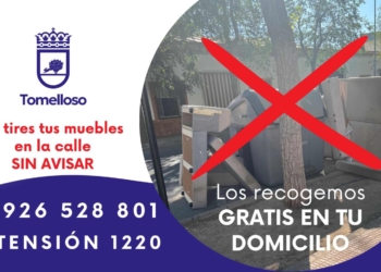 El Ayuntamiento de Tomelloso recoge tus muebles de manera gratuita en tu domicilio: casi 500 en lo que va de año