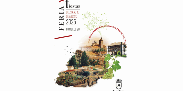 Presentado el cartel de la Feria y Fiestas de Tomelloso 2025 que homenajea a Francisco Carretero, la vendimia y la Iglesia de la Asunción