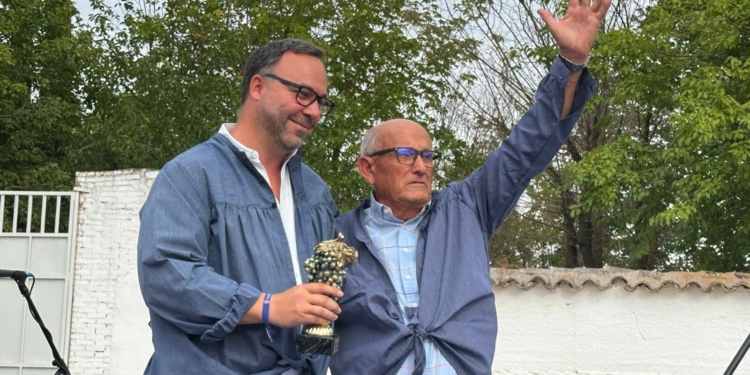 Eusebio Becerra, Vendimiador del Año 2025 en la duodécima edición de la Fiesta de la Vendimia Tradicional de Tomelloso