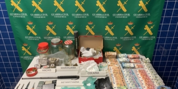 Un incendio en un bloque de pisos de Tomelloso destapa un punto de venta de drogas y acaba con un detenido