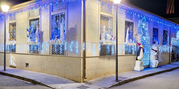 Todas las imágenes del montaje de la calle Tinajeros 31, ganador del V Concurso de Decoración Navideña de Tomelloso