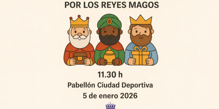 Los Reyes Magos recogerán las cartas el lunes, 5 de enero, en el pabellón de la Ciudad Deportiva de Tomelloso en lugar de la Plaza de España