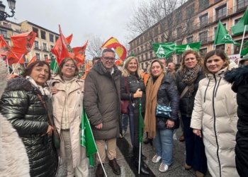 El Partido Popular de Tomelloso respalda al campo en la concentración celebrada ayer en Toledo
