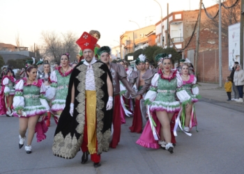 La «Peña Harúspices», tercer premio en el Desfile Regional de Carnaval de Villarrubia de los Ojos con su representación de «Romeo y Julieta»