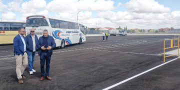 La nueva Pista de Conductores de Tomelloso ha acogido hoy los primeros exámenes prácticos